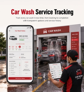 Car wash service tracking