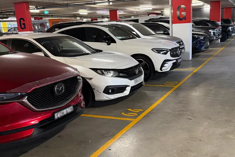undercover parking Sydney airport
