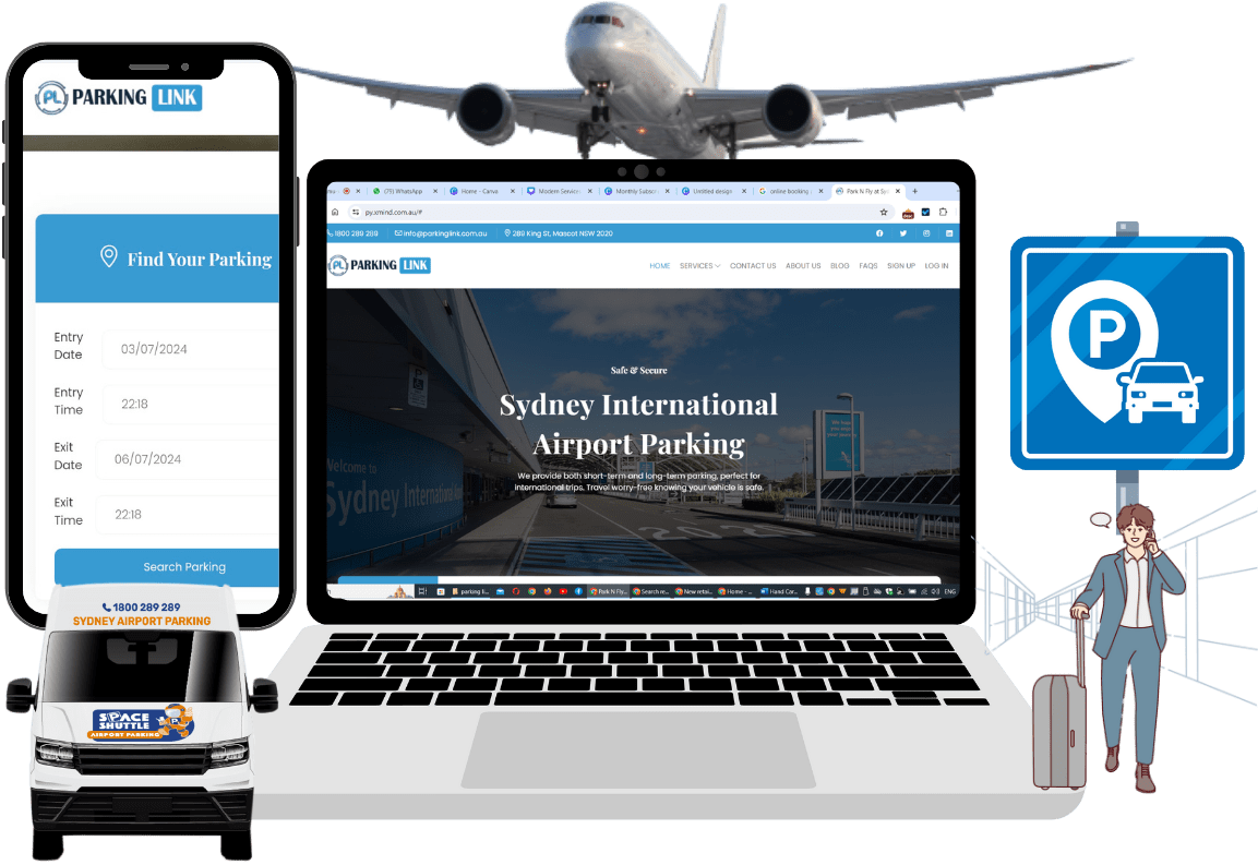 Online Booking at Sydney Airport